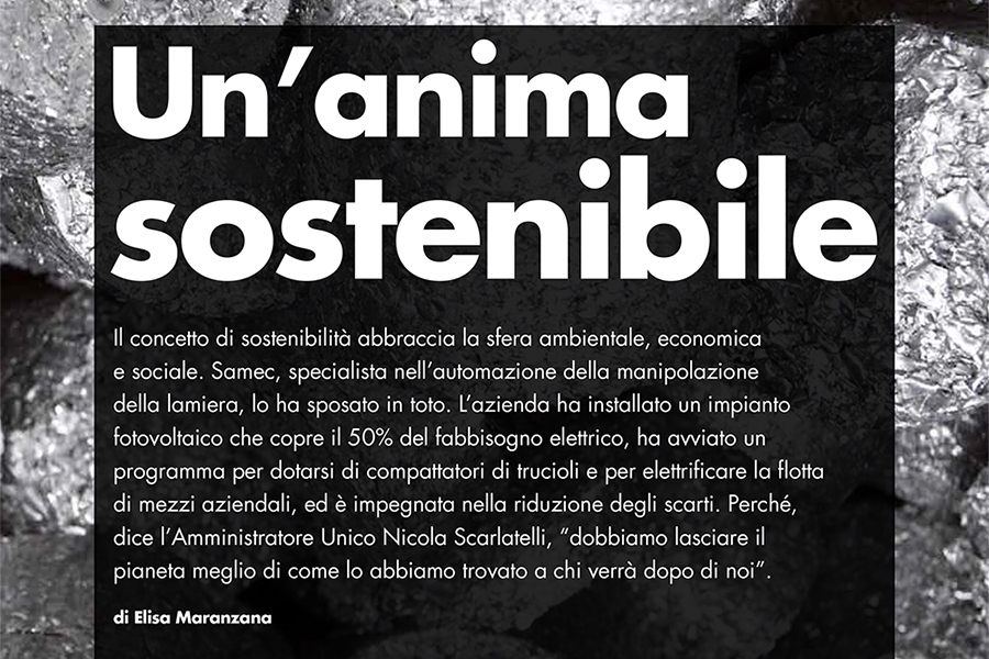 L'anima sostenibile di SAMEC